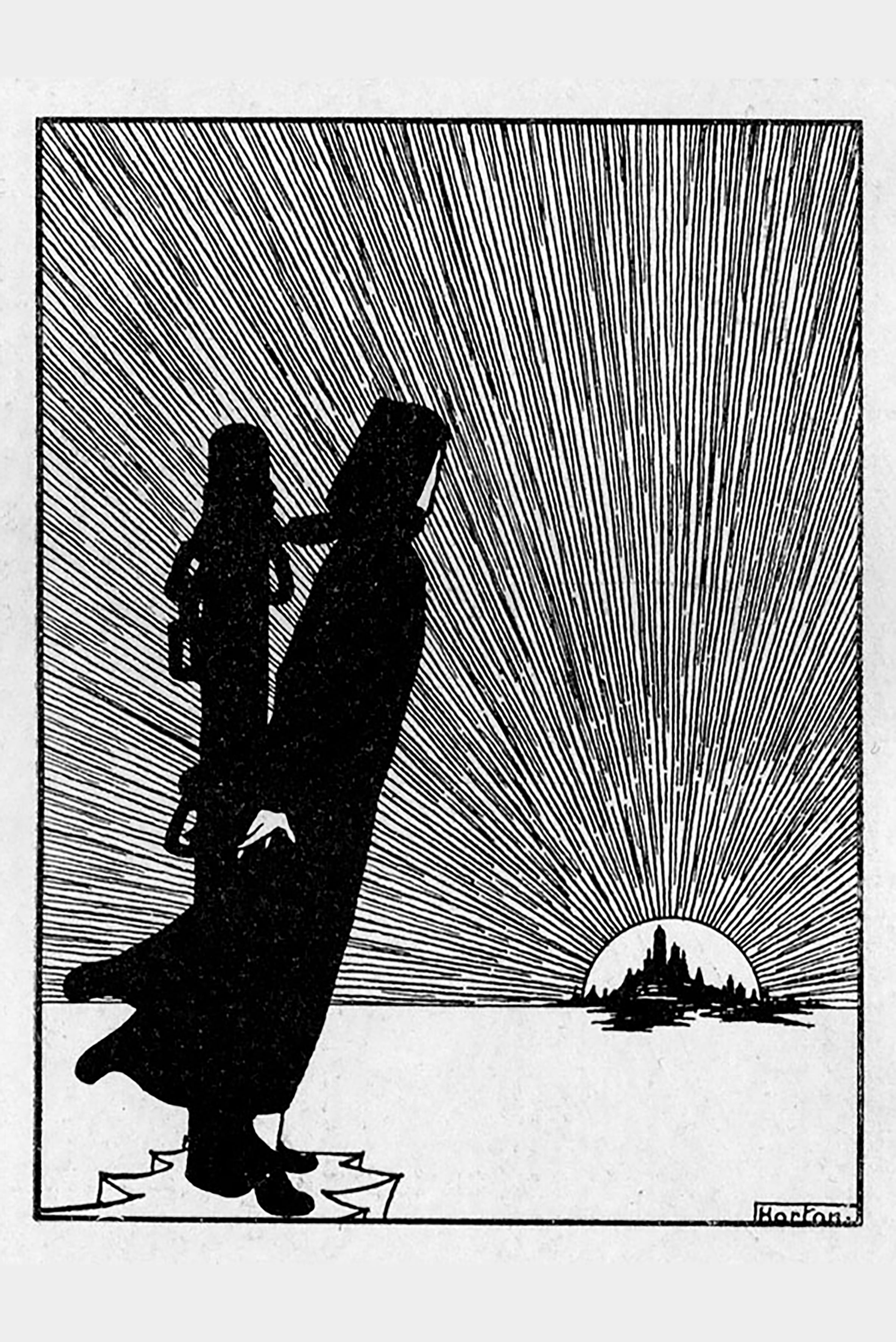 Sun Shines by William T. Horton, 1912 - Postcard