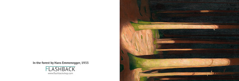 En el bosque de Hans Emmenegger, 1933 - postal