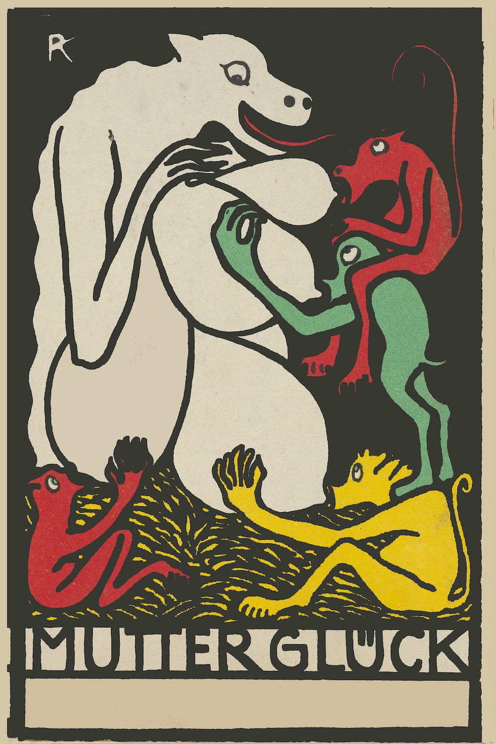 Joys of Motherhood by Rudolph Kalvach - c. 1905