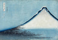 Blue Fuji by Katsushika Hokusai (葛飾 北斎, c. 31 October 1760 – 10 May 1849) -  Postcard
