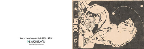 Leo by Henri van der Stok, 1870 - 1946 - Postcard