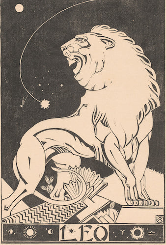 Leo by Henri van der Stok, 1870 - 1946 - Postcard