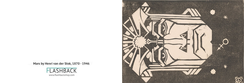 Mars by Henri van der Stok, 1870 - 1946 - Postcard