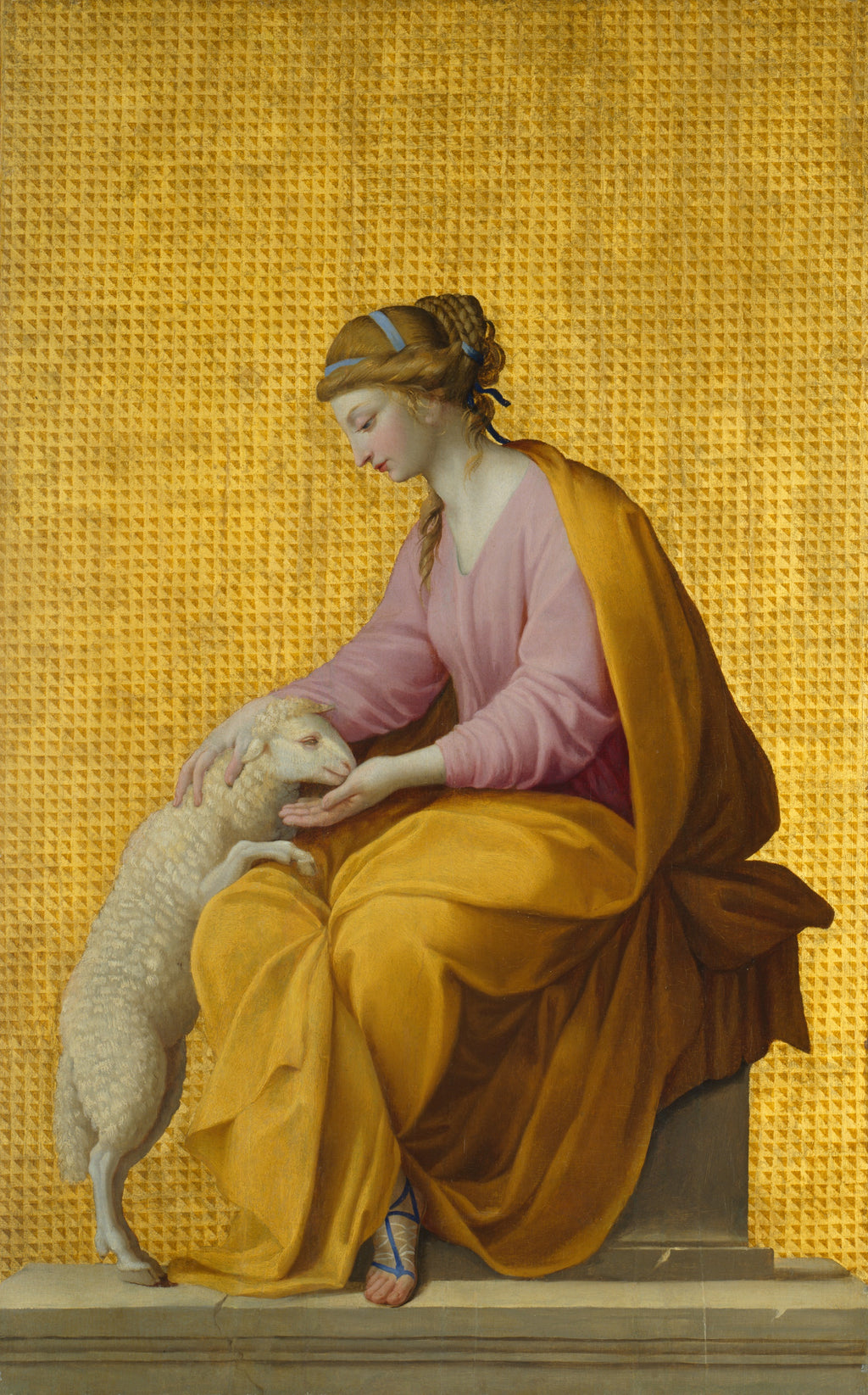 Meekness by Eustache Le Sueur, 1650 - Postcard
