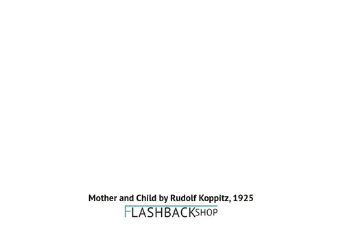 Mother and Child by Rudolph Koppitz, 1925 - Postcard