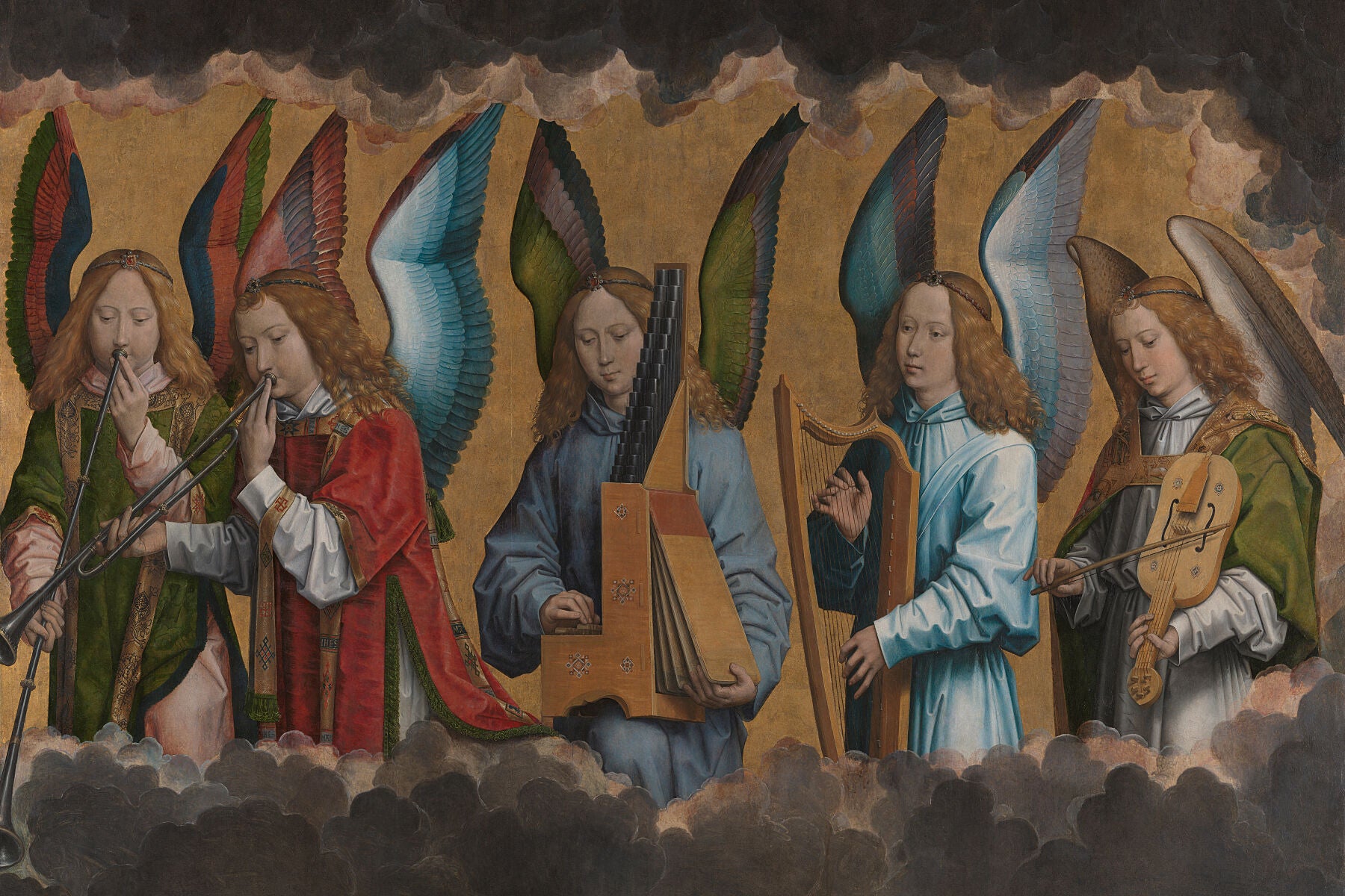 Angel Flashbacks Music-Making Angels by Hans Memling, 1494 – Flashback Shop