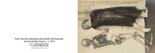 Narre Tod, Mein Spielgesell (Fool Death, My Playmate) by Franz Fiedler Image 4 – c. 1922 - Postcard