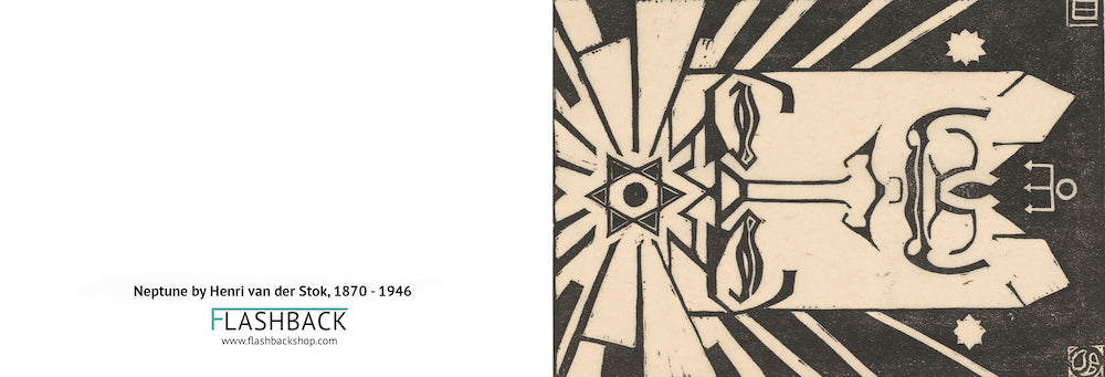 Neptune by Henri van der Stok, 1870 - 1946 - Postcard