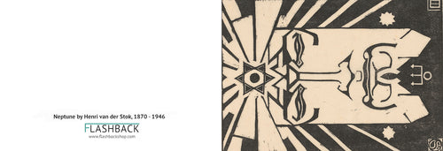 Neptuno de Henri van der Stok, 1870 - 1946 - Postal