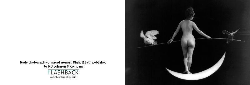 Night published by F.B. Johnson & Company, 1895- postcard