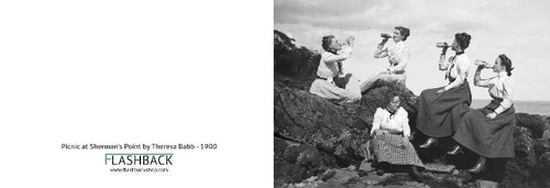Picnic at Sherman's Point by Theresa Babb - Postcard