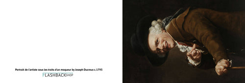 Portrait de l'artiste sous les traits d'un moqueur by Joseph Ducreux, 1793 - Postcard