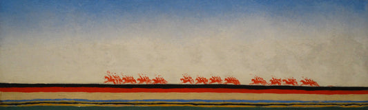 Red Cavalry by Kazimir Malevich, 1932 - Postcard