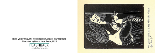 Right Lovely The Merrie Tales of Jacques Tournebroche, 1923 Marcia Lane Foster - postcard
