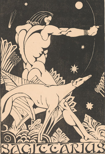 Sagittarius by Henri van der Stok, 1870 - 1946 - Postcard