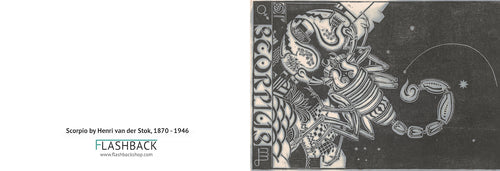 Scorpio by Henri van der Stok, 1870 - 1946 - Postcard
