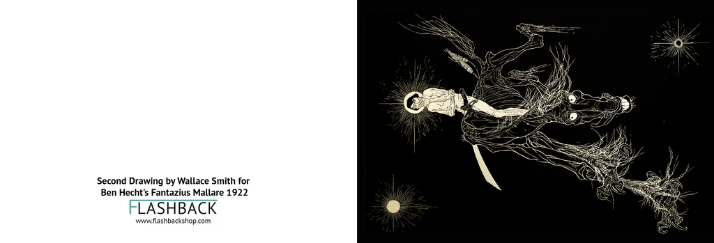 Second Drawing for Ben Hecht's Fantazius Mallare by Wallace Smith 1922 - postcard