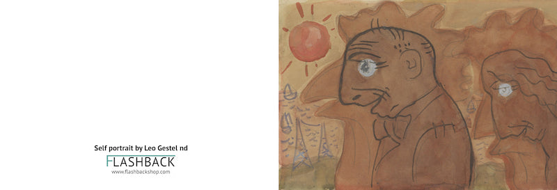 Autorretrato de Leo Gestel (detalle), 1913 - postal