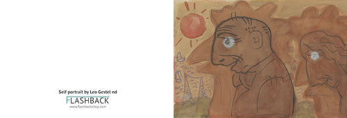 Autorretrato de Leo Gestel (detalle), 1913 - postal