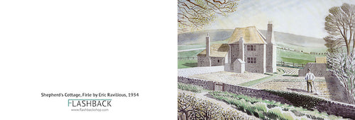Cabaña del pastor, Firle, por Eric Ravilious, 1934 - Postal