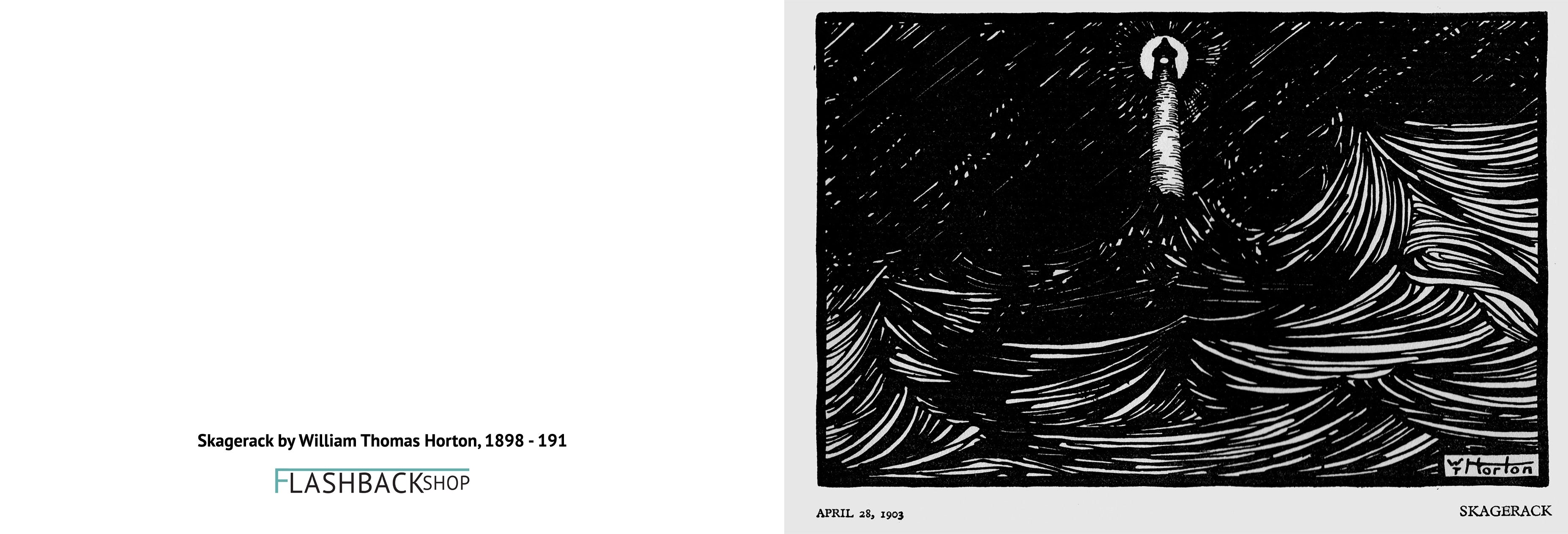 Skagerack by William Thomas Horton, c.1910 - Postcard