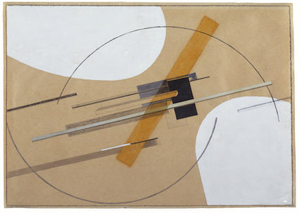 Study for Proun by El Lissitzky, 1922-23  - Postcard