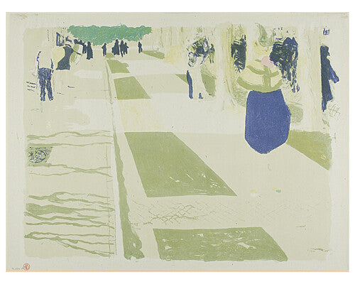 The Avenue, plate two from Landscapes and Interiors by Edouard Vuillard - 1899
