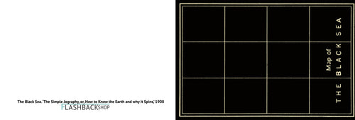 The Black Sea. 'The Simple jography, or, How to know the earth and why it spins' (1908) - Postcard