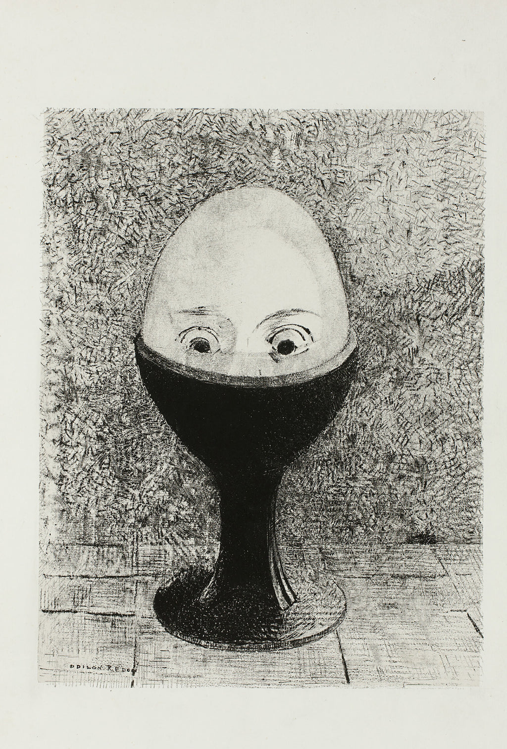 The Egg by Odilon Redon, 1885 - Postcard