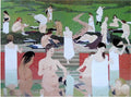 The Bath, Summer Evening by Felix-Vallotton, 1892 - Postcard