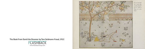 The Book From David the Dreamer by Tom Seidmann-Freud, 1922 - postcard