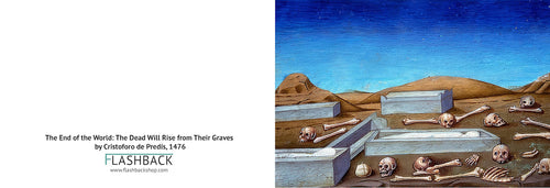 The End of the World: The Dead Will Rise from Their Graves by Cristoforo De Predis, 1476 - Postcard