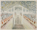 The Greenhouse, Cyclamen and Tomatoes by Eric Ravilious, 1935 - postcard