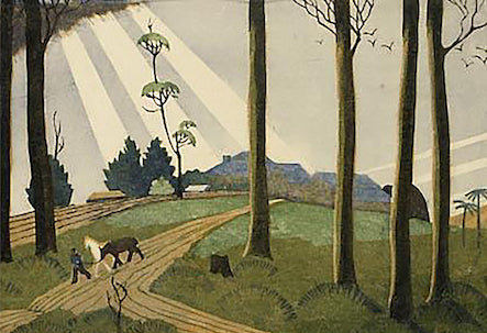 The Lonely Farm by Ethel Spowers, 1928 - Postcard
