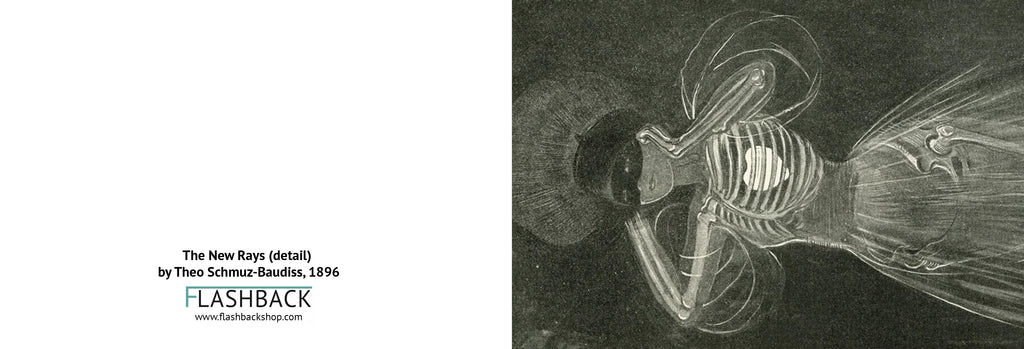 The New Rays by Theo Schmuz-Baudiss, 1896 - Postcard