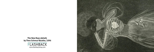 The New Rays by Theo Schmuz-Baudiss, 1896 - Postcard