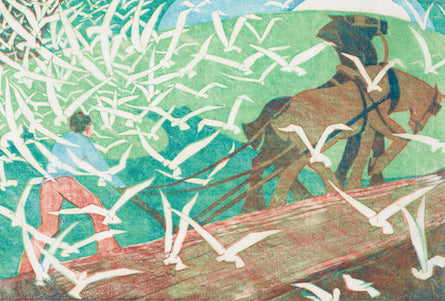 The Plough by Ethel Spowers, 1928 - Postcard