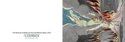 The Reunion of Body and Soul by William Blake, 1813 - Postcard