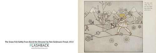 The Snow Fell Softly From David the Dreamer by Tom Seidmann-Freud, 1922 - postcard