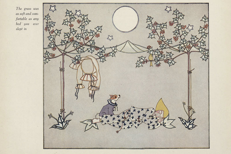 The Soft Grass From David the Dreamer by Tom Seidmann-Freud, 1922 - postcard