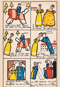 The Story of the Bold Knight by Emil Oprlick, 1910 - postcard