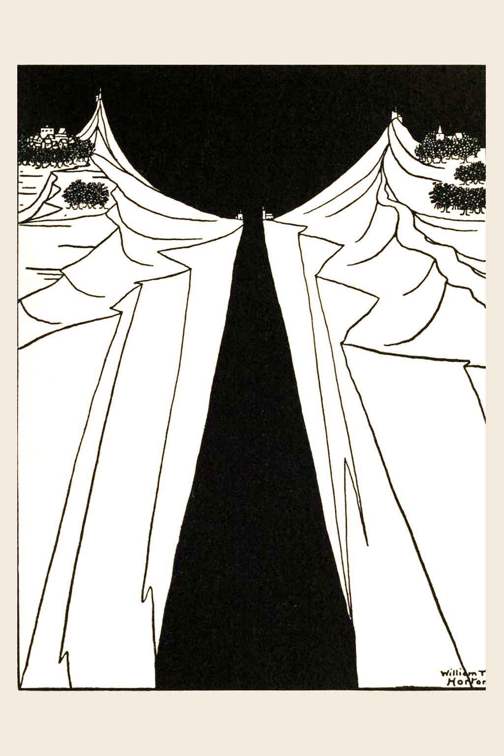 The Gap by William Thomas Horton - Postcard