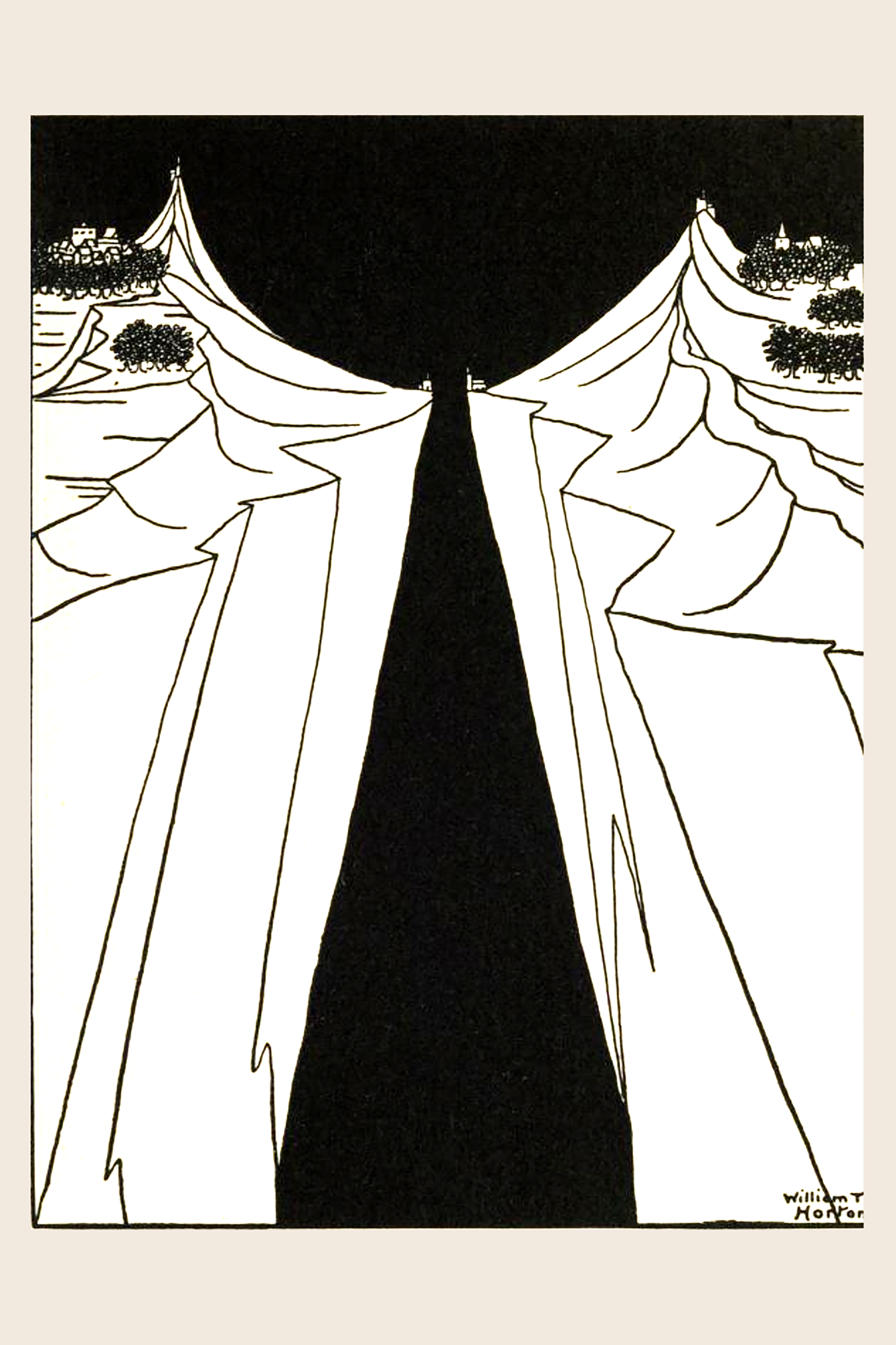 The Gap by William Thomas Horton - Postcard