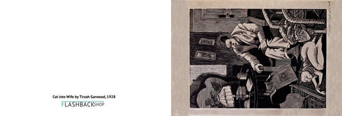 Cat into Wife by Tirzah Garwood, 1928 - Postcard