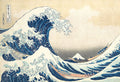 Under the Wave off Kanagawa (Kanagawa oki nami ura), also known as The Great Wave, from the series Thirty-six Views of Mount Fuji (Fugaku sanjūrokkei) by Katsushika Hokusai Japanese  ca. 1830–32 - postcard