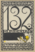 Variety Act 3 - 132nd Day of Fasting, A. Lucci the Famous Hunger Artist (Varietenummer 3- 132 Hungertag, A. Lucci der Berühmte Hungerkünstler) by Moriz Jung, 1907 - Postcard