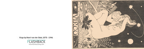 Virgo by Henri van der Stok, 1870 - 1946 - Postcard