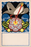 Vogel und Blume for the Wiener Werkstätte  by Josef Diveky, 1912 - postcard