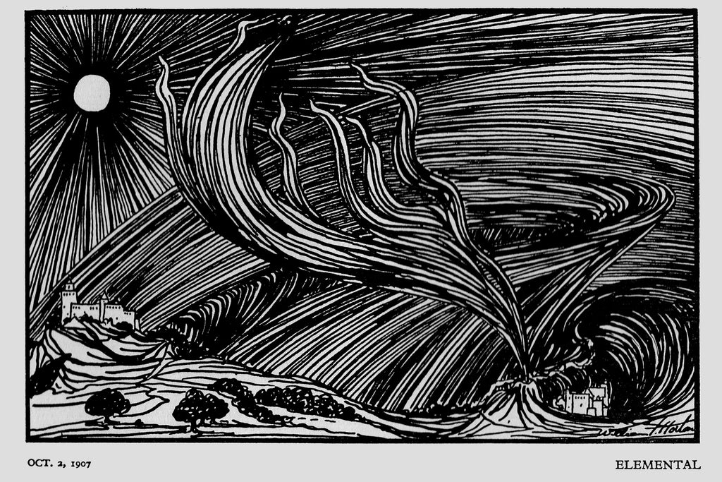 Elemental by William Thomas Horton (1864-1919) - Postcard