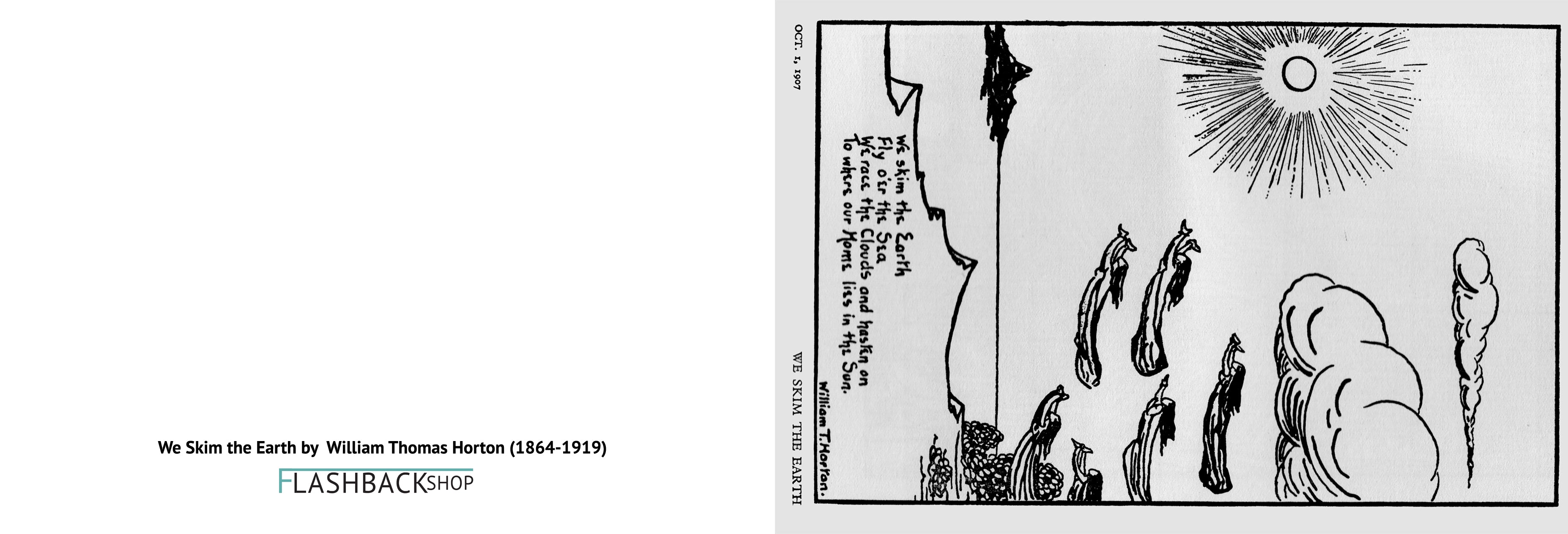 The Wave by William T. Horton, 1898 - Postcard